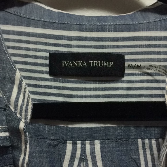 Ivanka Trump Button-Down Blouse Size Medium - Picture 3 of 6
